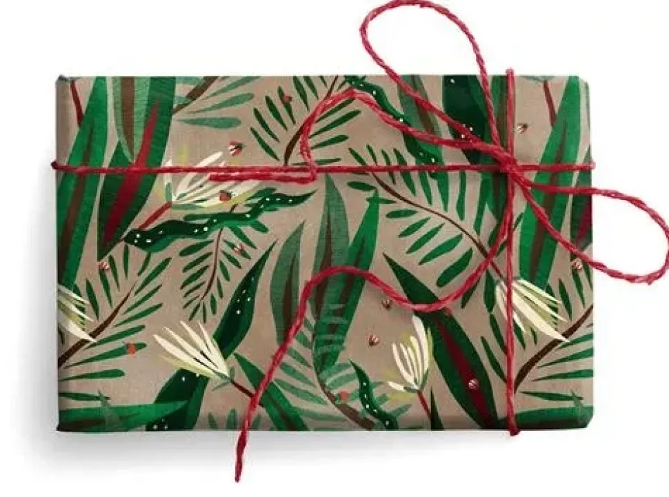 Papel hojas y mariquitas Kartos 49,5x68cm