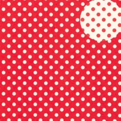 Papel Lunares rojos doble cara Tassotti