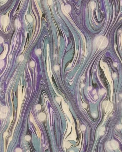 Papel Marmolizado violeta Tassotti