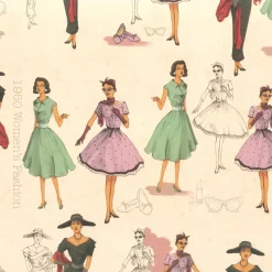 Papel Moda años 50 Tassotti