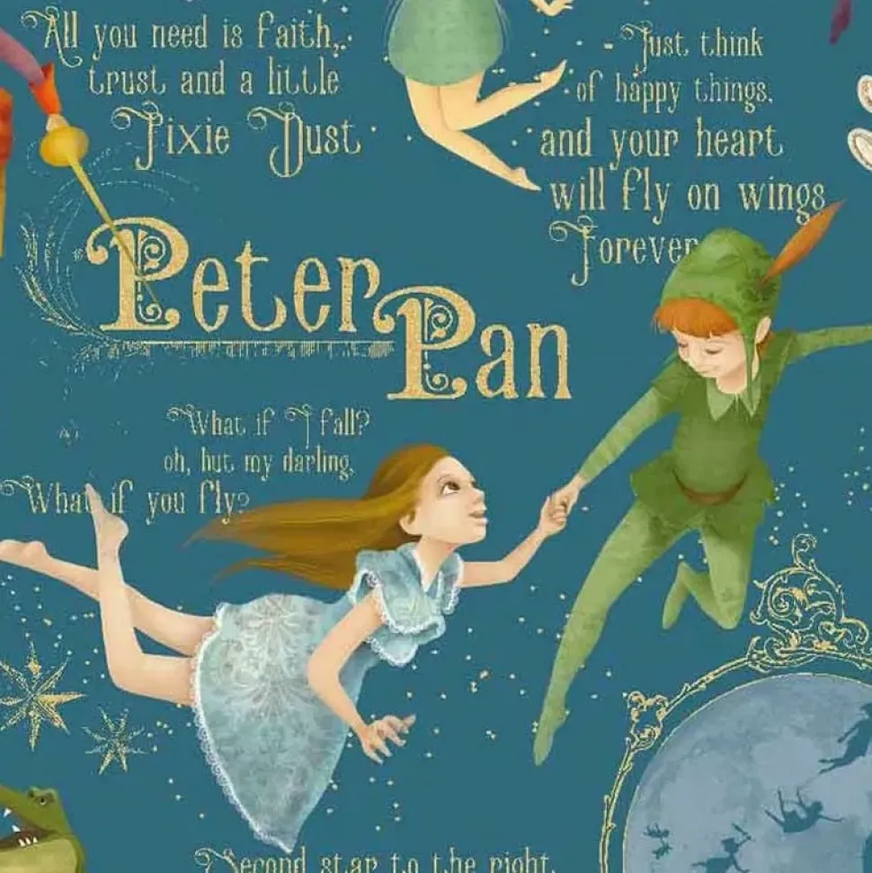 Papel Peter Pan con oro Kartos 49,5x68cm