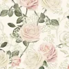 Papel Rosas rosas Tassotti