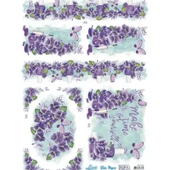 Papel Slim Decoupage Make Time For Yourself Artis Decor 47,3x33,8cm