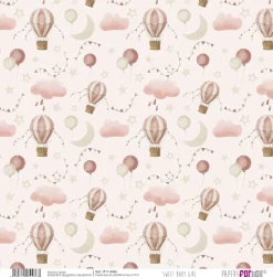 Papel Tela IV Sweet Baby Girl PapersForYou 30x30cm