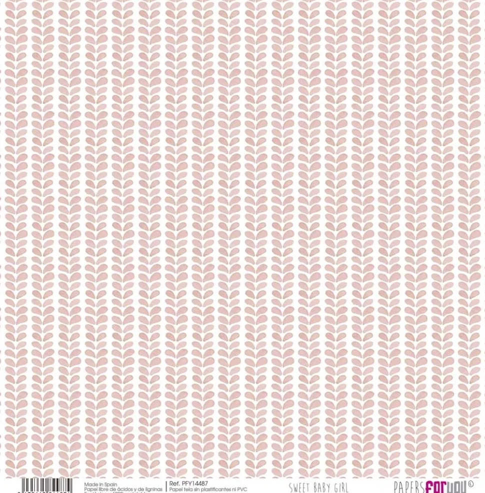 Papel Tela V Sweet Baby Girl PapersForYou 30x30cm