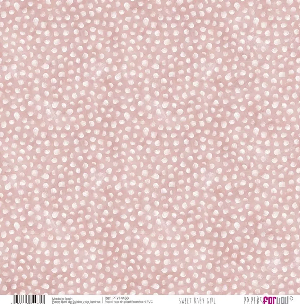 Papel Tela VI Sweet Baby Girl PapersForYou 30x30cm