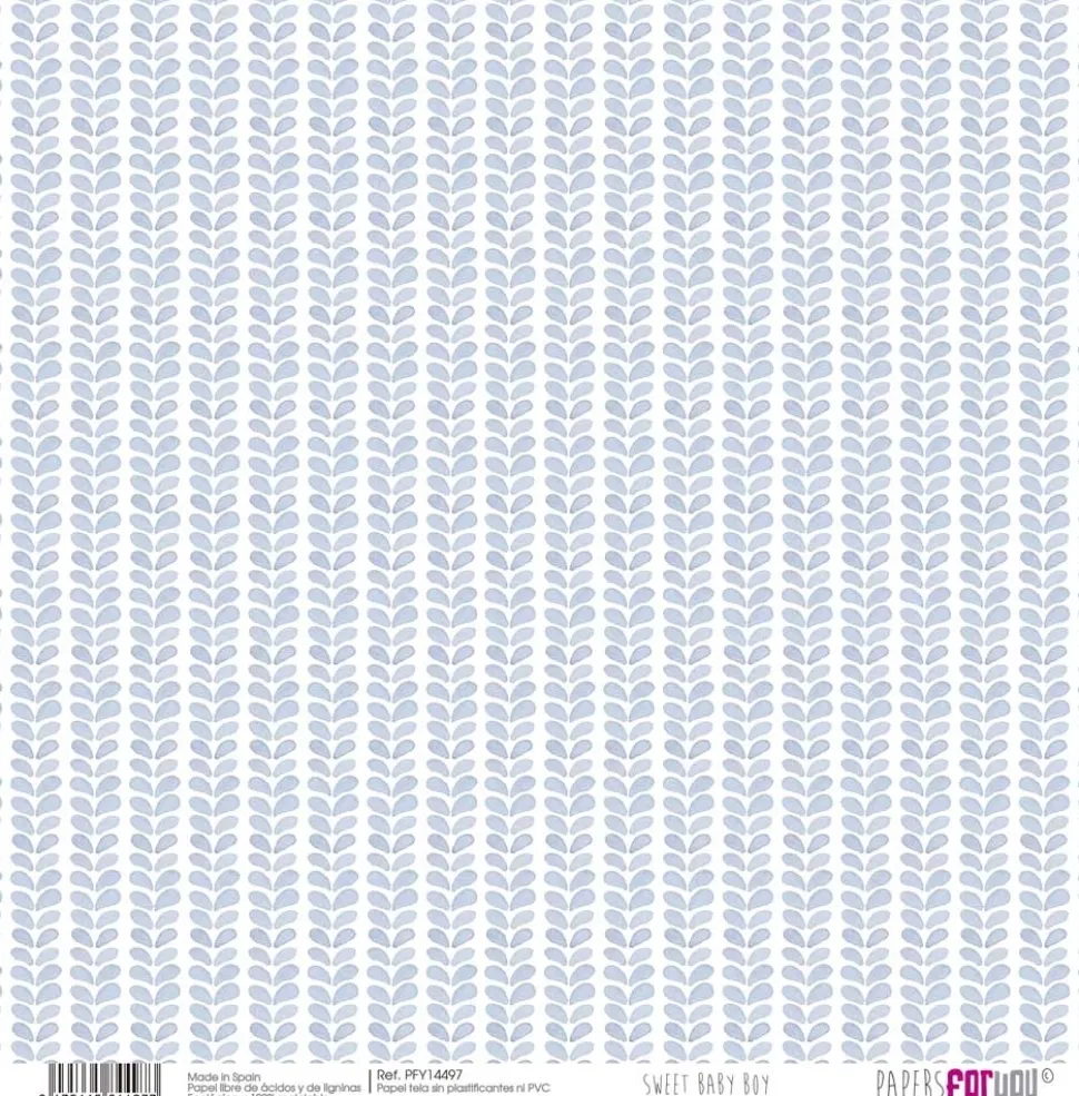 Papel Tela VI Sweet Baby Boy PapersForYou 30x30cm
