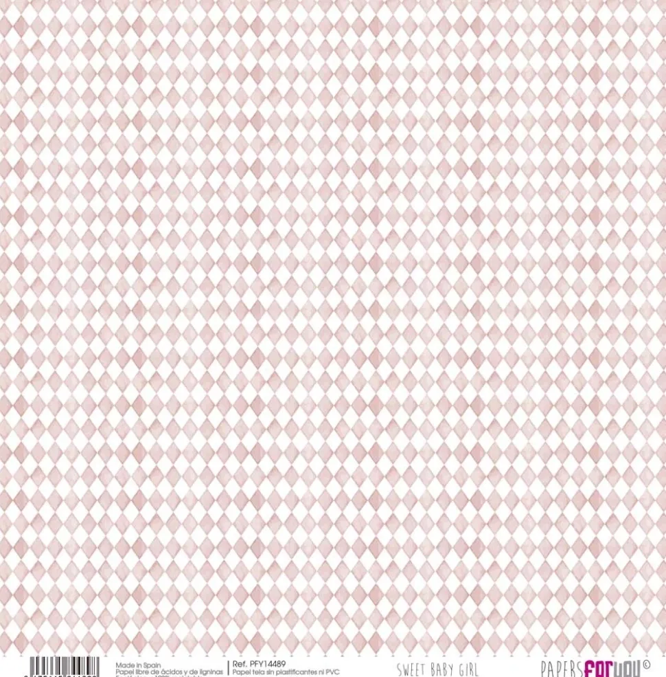 Papel Tela VII Sweet Baby Girl PapersForYou 30x30cm