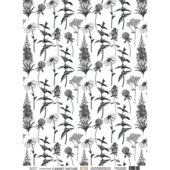 Papel vellum 01 Carnet Nature Florilèges Design A4
