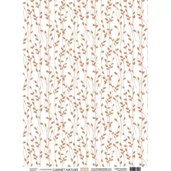 Papel vellum 04 Carnet Nature Florilèges Design A4