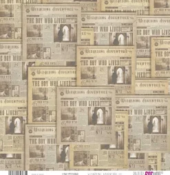 Papel vellum Periódicos Wizarding Adventure III PapersForYou 30x31cm