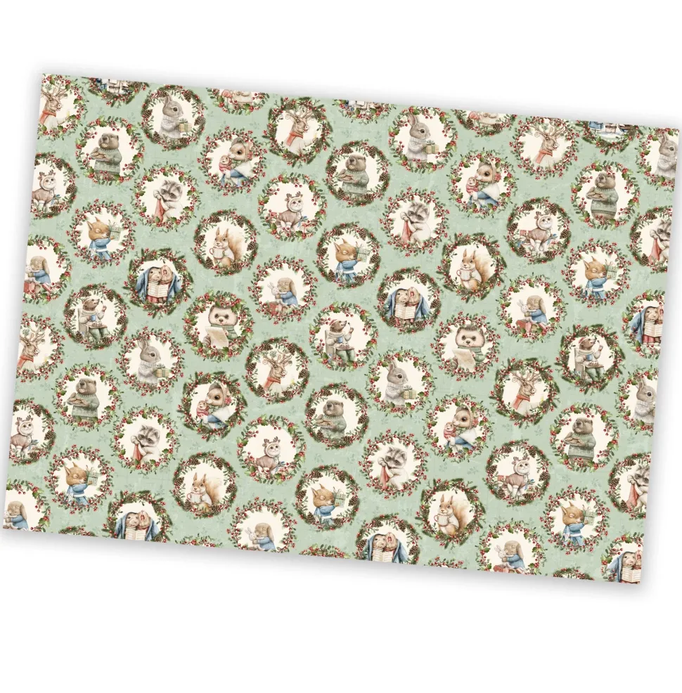 Paper Press Rabbits My Pretty Little Christmas House Alberto Juárez 45x64cm