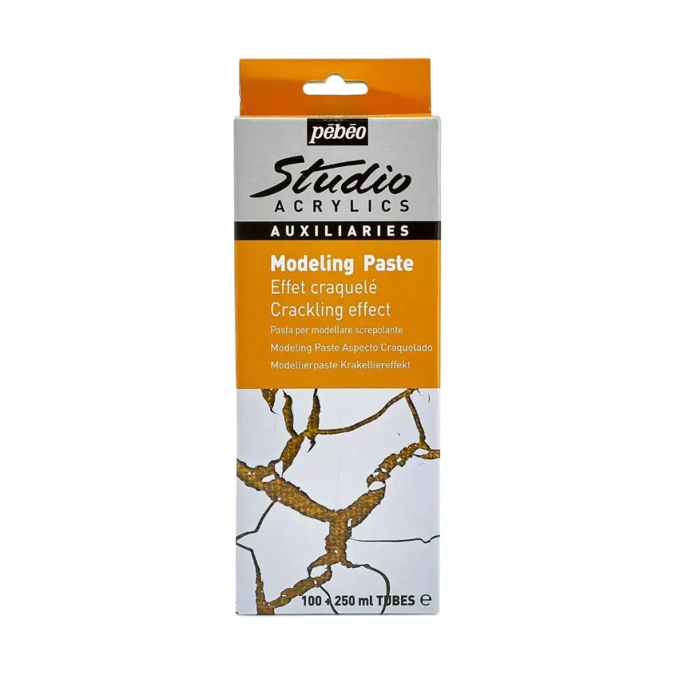 Pasta de modelar efecto craquelado 2 pasos Studio Pebeo 250ml