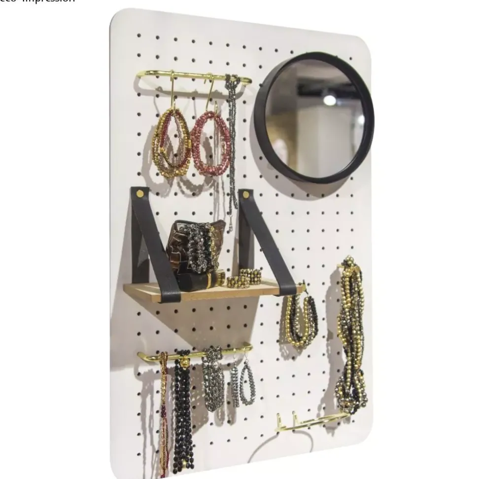 Pegboard rectangular de madera Pin and Peg