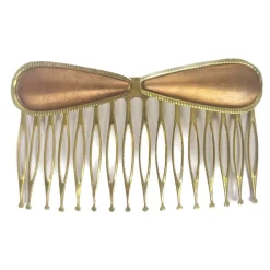 Peineta doble lágrima para esmaltado