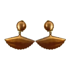 Pendientes abanicos para esmaltado