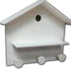 Perchero de Madera con forma de Casa