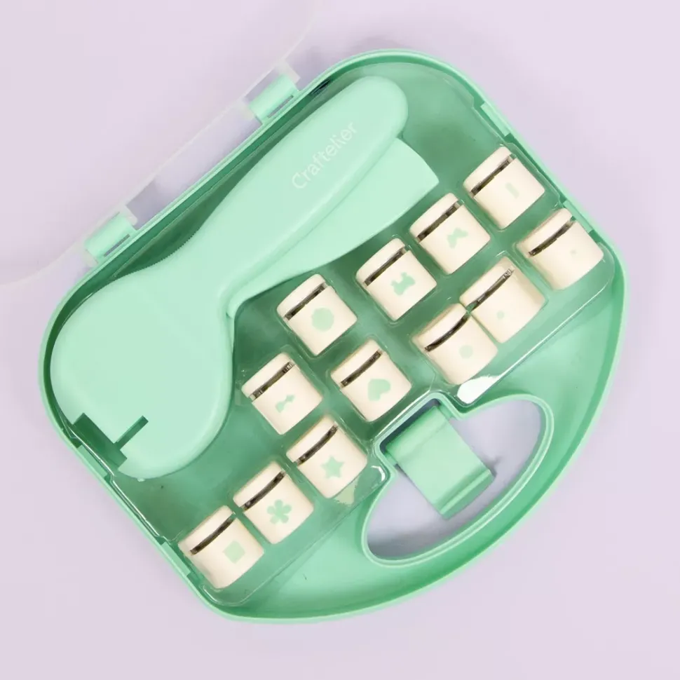 Perforadora Cassette Punch con 12 formas intercambiables Craftelier