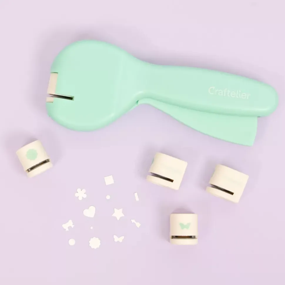Perforadora Cassette Punch con 12 formas intercambiables Craftelier