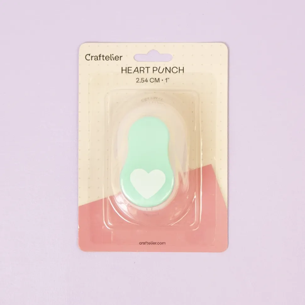 Perforadora corazón 1" (2,54 cm) Craftelier