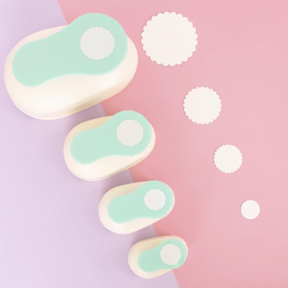 Perforadora Círculo Festoneado 1.5" (3,81 cm) Craftelier