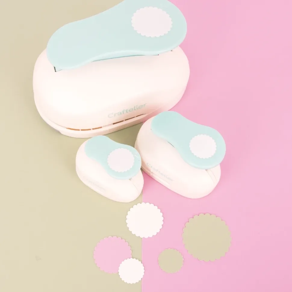 Perforadora Círculo Festoneado 1.5" (3,81 cm) Craftelier