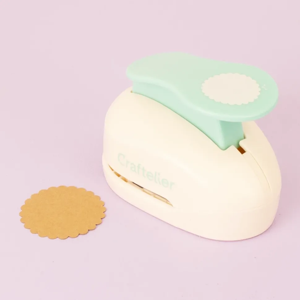 Perforadora Círculo Festoneado 2" (5 cm) Craftelier