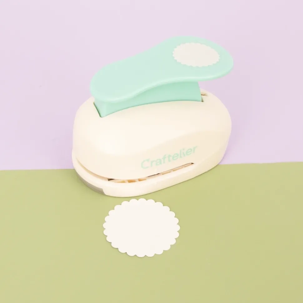 Perforadora Círculo Festoneado 2" (5 cm) Craftelier