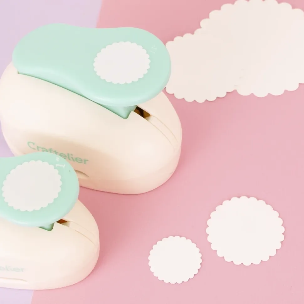 Perforadora Círculo Festoneado 2" (5 cm) Craftelier