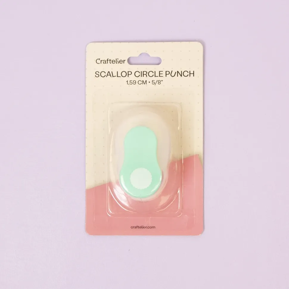 Perforadora círculo festoneado 5/8" (1,58 cm) Craftelier