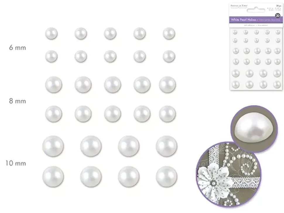 Perlas adhesivas Multicraft 6-10mm