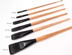 Pincel 6400 Plano Mango Largo Catalyst Princeton