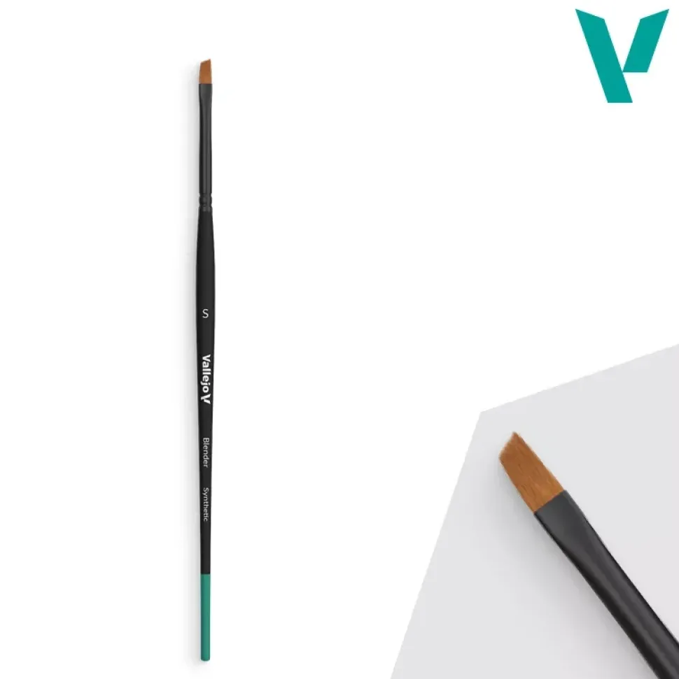 Pincel angular sintético Blender Vallejo