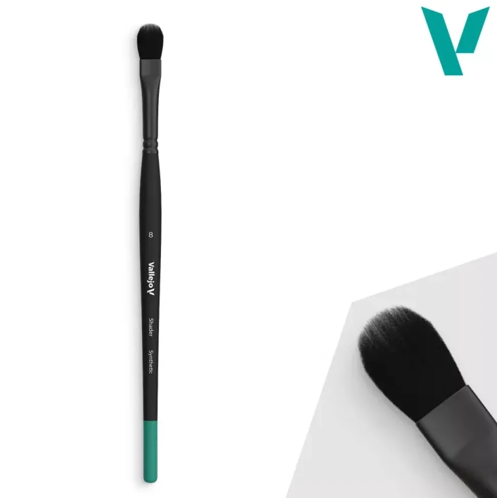 Pincel lengua de gato sintético Shader Vallejo