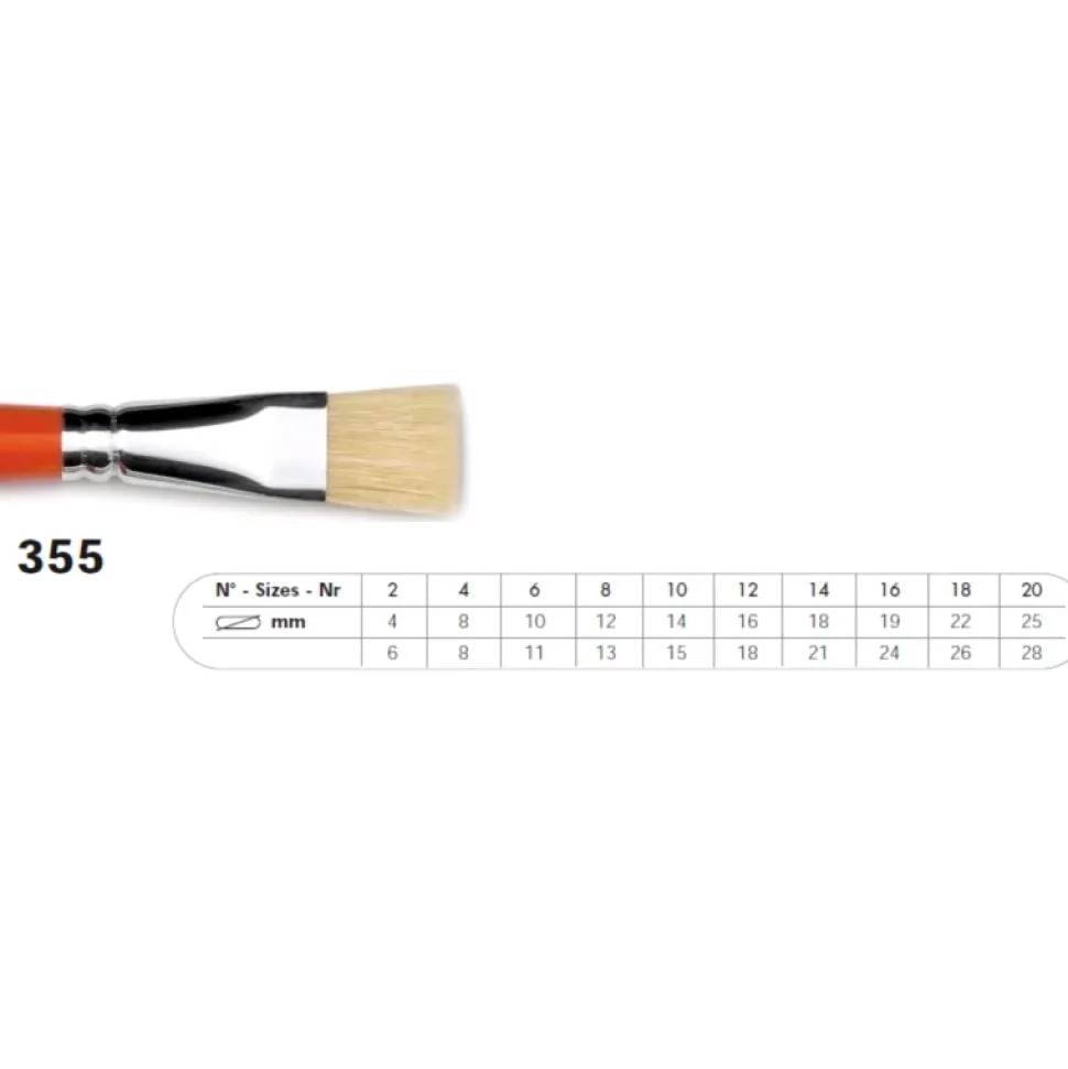 Pincel plano natural 355 Raphäel