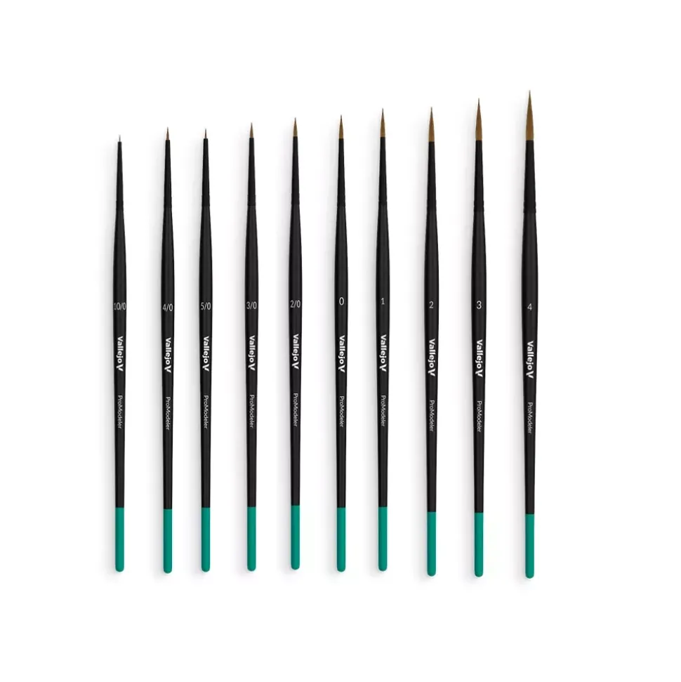 Pincel redondo natural Pro Modeler Vallejo