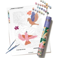 Pinta por números Life is beautiful Journey of something