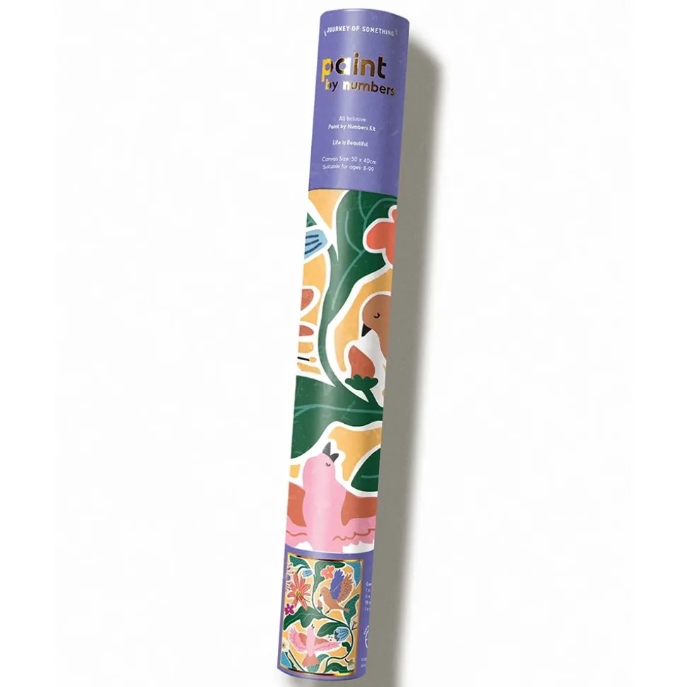 Pinta por números Life is beautiful Journey of something