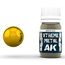 Pintura 472 Oro Xtreme Metal AK Interactive 30ml