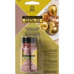 Pintura Acrílica Treasure Gold Pink Zircon Folkart 59ml