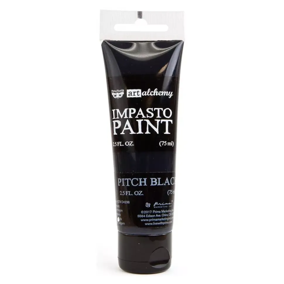 Pintura de Impasto Finnabair Pitch Black