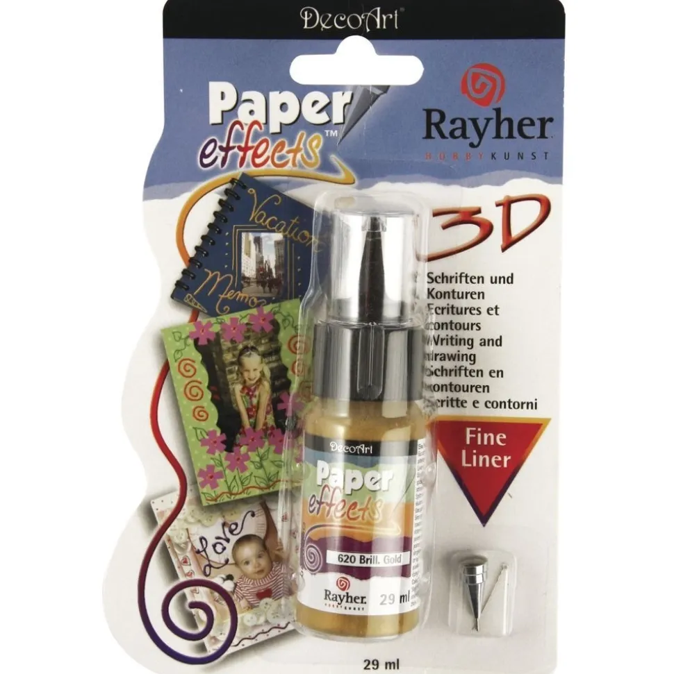 Pintura Dimensional Paper Effects DecoArt 29ml