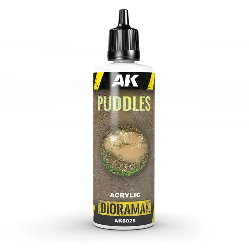Pintura efecto charcos Diorama AK Interactive 60ml
