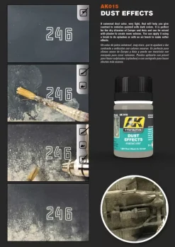 Pintura efecto polvo AK Interactive 35ml