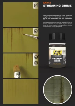 Pintura efecto suciedad escurrida AK Interactive 35ml