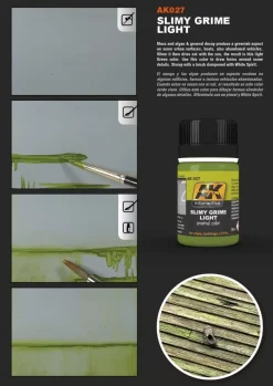 Pintura efecto suciedad viscosa clara AK Interactive 35ml
