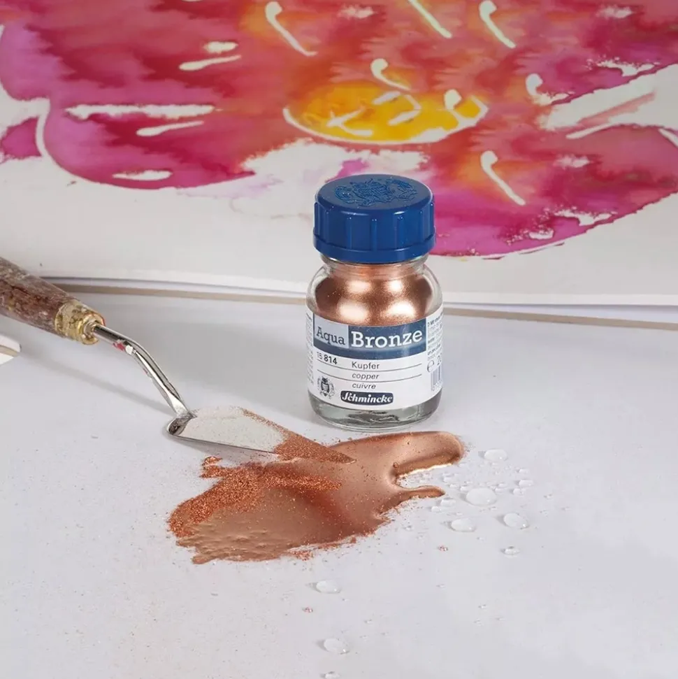 Pintura metálica Aqua Bronce Schmincke 20ml