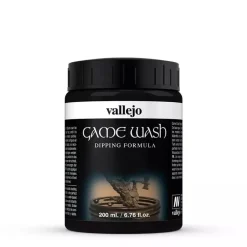 Pintura modelismo 201 Negro Game Color Wash Vallejo 200ml