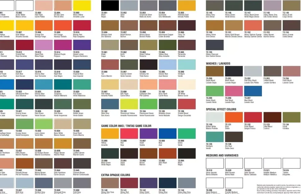 Pintura modelismo Game Color Vallejo 17-18ml