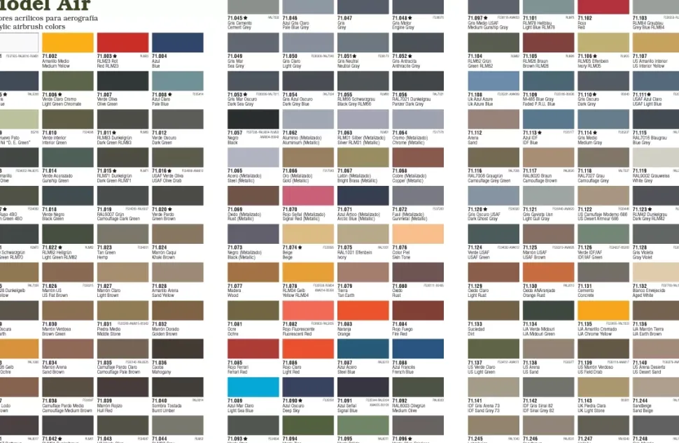 Pintura modelismo Model Air Vallejo 17ml